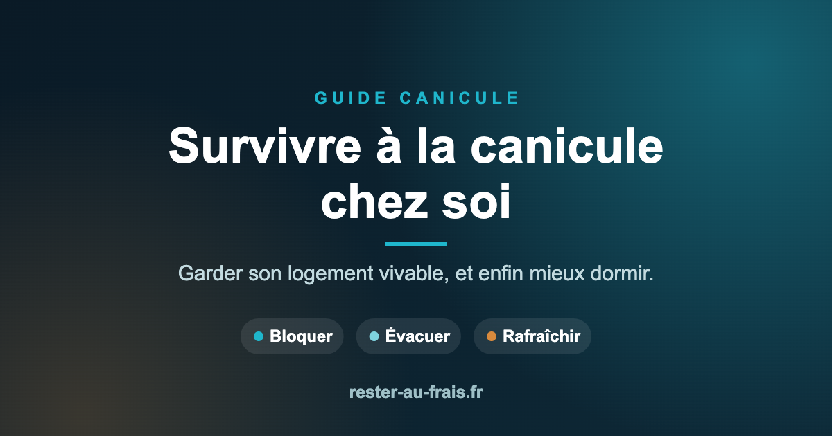 Guide canicule : garder son logement vivable et mieux dormir